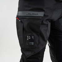 Текстилен мото панталон SHIMA ALPHA BLACK