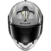 Каска SHARK RIDILL 2 ASSYA GLOSS GREY/BLACK/YELLOW FLUO