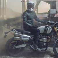 Кожено мото яке SPIDI CLUBBER GREEN/ICE