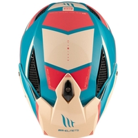 Каска MT DISTRICT SV S ANALOG D7 GLOSS BLUE/BEIJE/ORANGE