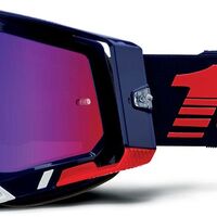 Мотокрос очила 100% RACECRAFT2 REPUBLIC - MIRROR RED/BLUE