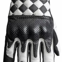 Кожени ръкавици JOHN DOE TRACKER RACE WHITE/BLACK