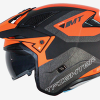 КАСКА MT STREETFIGHTER S TOTEM B4 MATT 1 ORANGE