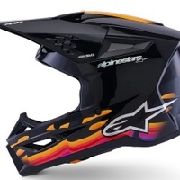 Мотокрос каска ALPINESTARS SM3 FORCE BLACK-GLOSS