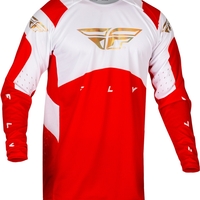 Мотокрос блуза FLY RACING Evolution DST Podium- Red/White/Iridium Red