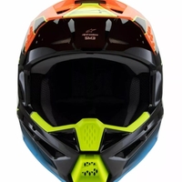 Детска мотокрос каска ALPINESTARS SM3 FRAY BLK/OR/YL