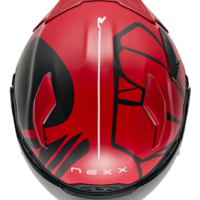Каска NEXX X.WST3 B-SIDE RED BLACK MATT