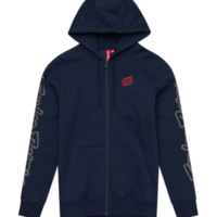 Суитшърт TROY LEE DESIGNS Zip Up Branded - Navy