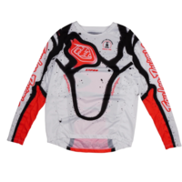 Детско мотокрос джърси TROY LEE DESIGNS GP Pro Membrane Youth Jersey - White/Infra Red