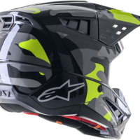 Мотокрос каска ALPINESTARS SM5 ROV2 GY/YLW