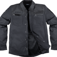 Текстилно мото яке ICON Upstate Canvas National BLACK
