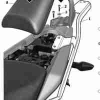 Монтажен комплект за куфари SHAD TOP MASTER HONDA CBF 125´09