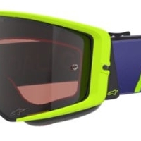Мотокрос очила ALPINESTARS SUPERTECH CORP PURPLE/YL MIRROR-SIL