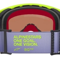 Мотокрос очила ALPINESTARS SUPERTECH CORP PURPLE/YL MIRROR-SIL