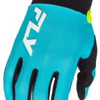 Мотокрос ръкавици FLY RACING F-16 - Aqua/Black/White