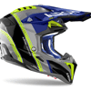 Каска AIROH AVIATOR 3 HIMA BLUE YELLOW