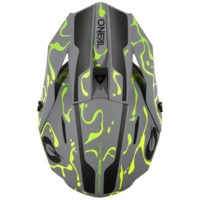 Каска O'NEAL 1SERIES SPLASH GRAY/NEON YELLOW V.26