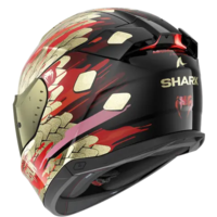 Каска SHARK SKWAL i3 VENUM Black Red Gold
