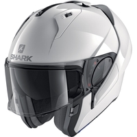 Каска за мотор SHARK EVO-ES BLANK WHITE AZUR