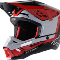 Мотокрос каска ALPINESTARS SM5 BEAM BLACK/GRAY/RED
