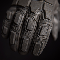 Кожени мото ръкавици ICON MOTORHEAD3 - BLACK