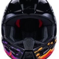 Мотокрос каска ALPINESTARS SM3 FORCE BLACK-GLOSS