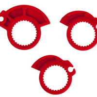 Ръкохватки RACETECH R20 Lock On Grips Half Waffle BETA 20 (Grey)