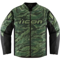 Текстилно мото яке ICON HOOLIGAN CE TIGER`S BLOOD GREEN