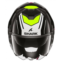 Модуларна каска SHARK OXO RYDGER Black White Yellow