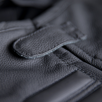 Кожен мото елек ICON VEST RED D3O