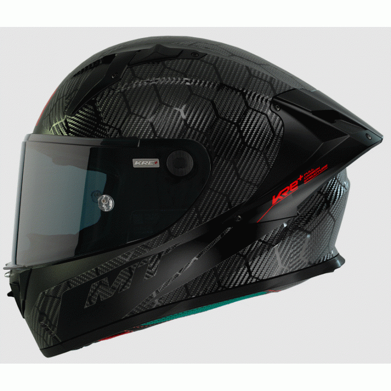 Каска MT KRE+ CARBON SOLID GLOSS BLACK