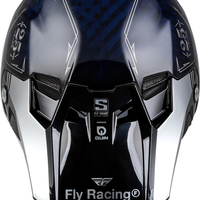 Мотокрос каска FLY RACING Formula Smart Carbon Legacy-Blue/Silver