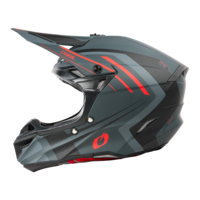 Мотокрос каска 5SERIES POLYACRYLITE SPIKE GRAY/RED V.25