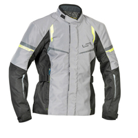 Текстилно мото яке Lindstrands Backafall Grey/black