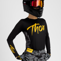 Дамско джърси THOR SPORTMODE SHADOW BLACK