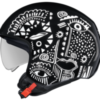 Каска за скутер NEXX  Y.10 ARTVILLE BLACK WHITE