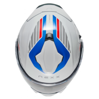 Каска NEXX X.LIFETOUR FLIP UP GLOBE WHITE BLUE