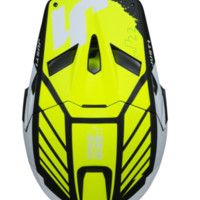 Mотокрос каска Just1 J-22 F Dynamo Fluo Yellow/White/Black