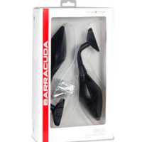 Огледала за мотор BARRACUDA RACE BLACK MATT