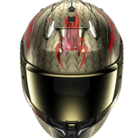 Каска SHARK SKWAL i3 VENUM Black Red Gold