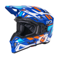 Ендуро каска O'NEAL EX-SRS DUST BLUE/ORANGE V.26