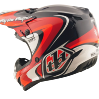 Детска мотокрос каска TROY LEE DESIGNS GP Pro Crossover Helmet - Black/Red