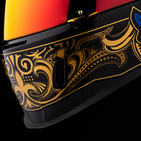 Каска ICON  AIRFORM SUICIDE KING GOLD