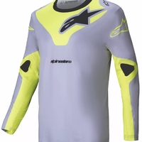 Мотокрос джърси Alpinestars RACER VEIL GRAY/YELLOW