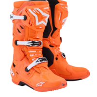 Мотокрос ботуши ALPINESTARS TECH 10 SUPERVENTED ORG FL/BLK/WHT