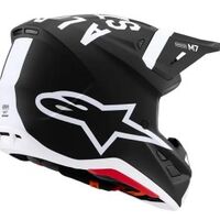 Мотокрос каска ALPINESTARS SM7 DASHER BLK/WHT