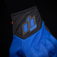 Текстилни мото ръкавици ICON ANTHEM 2 - BLUE