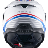 Каска NEXX X.LIFETOUR FLIP UP GLOBE WHITE BLUE