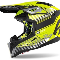 Каска AIROH AVIATOR 3 WAVE YELLOW MATT