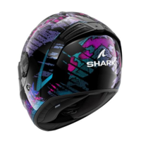 Каска SHARK SPARTAN RS CARBON REPTAIA BLACK/BLUE/PURPLE